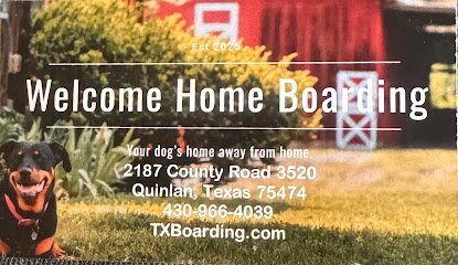 Dog day care in Quinlan Texas Welcome Home Boarding LLC 1